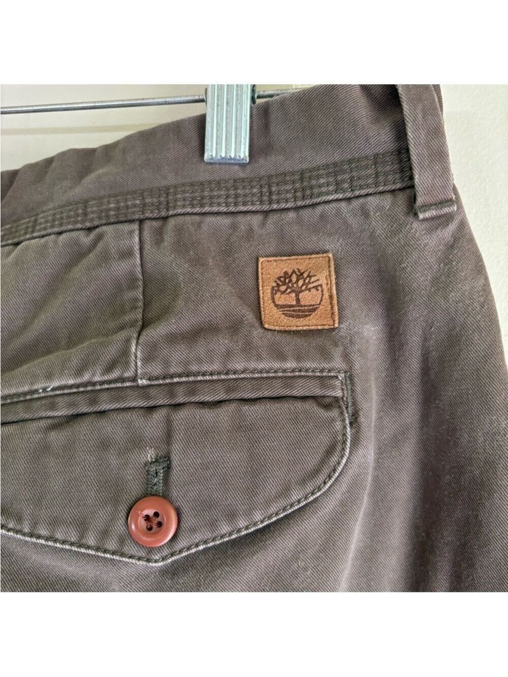 Timberland-36x30 Classic Fit Flat Front Pant Taupe. Durable 100% cotton. GUC!!!